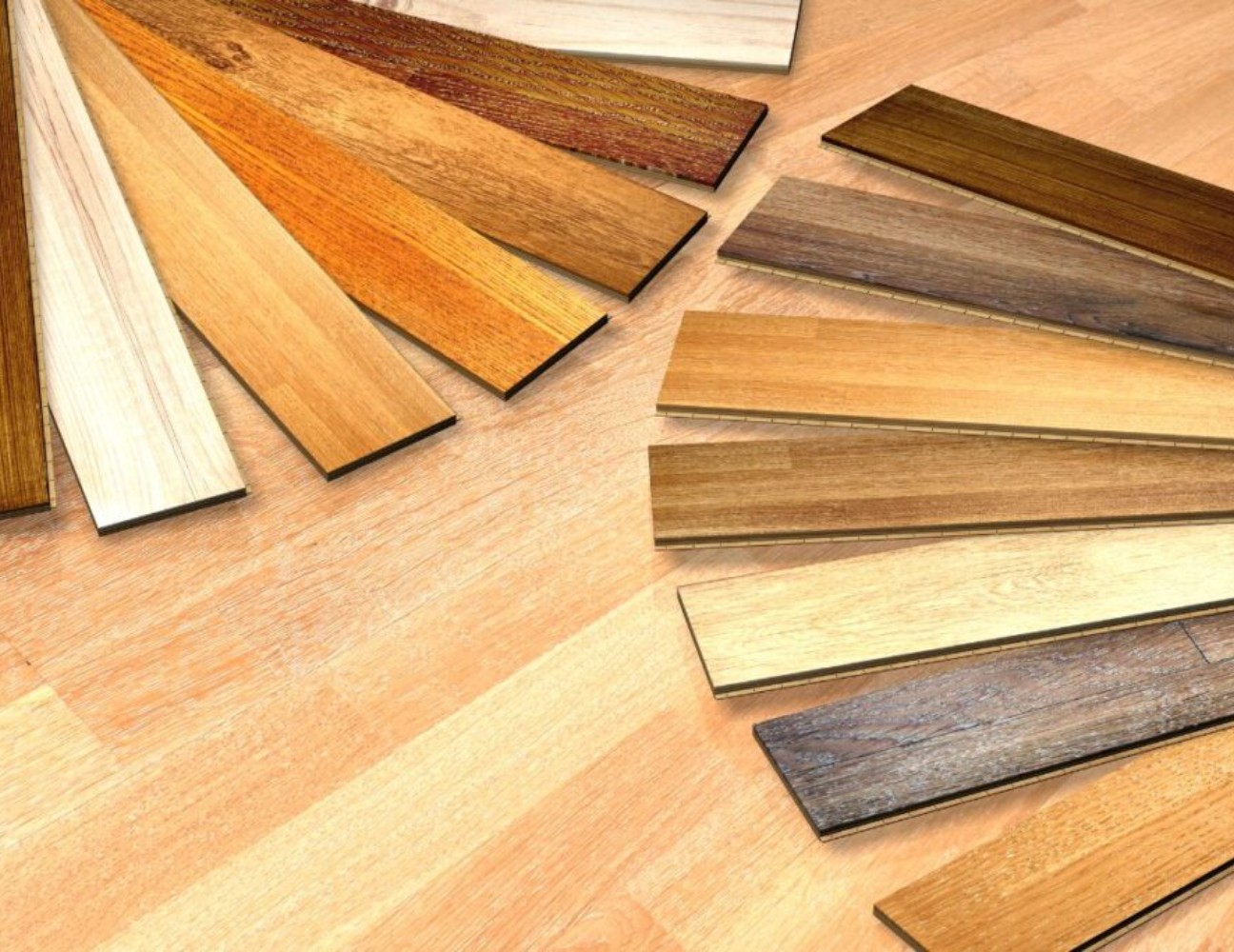 Bảng màu gỗ nội thất