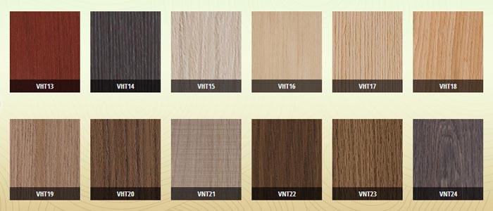 Bảng màu gỗ veneer Bảng màu gỗ veneer