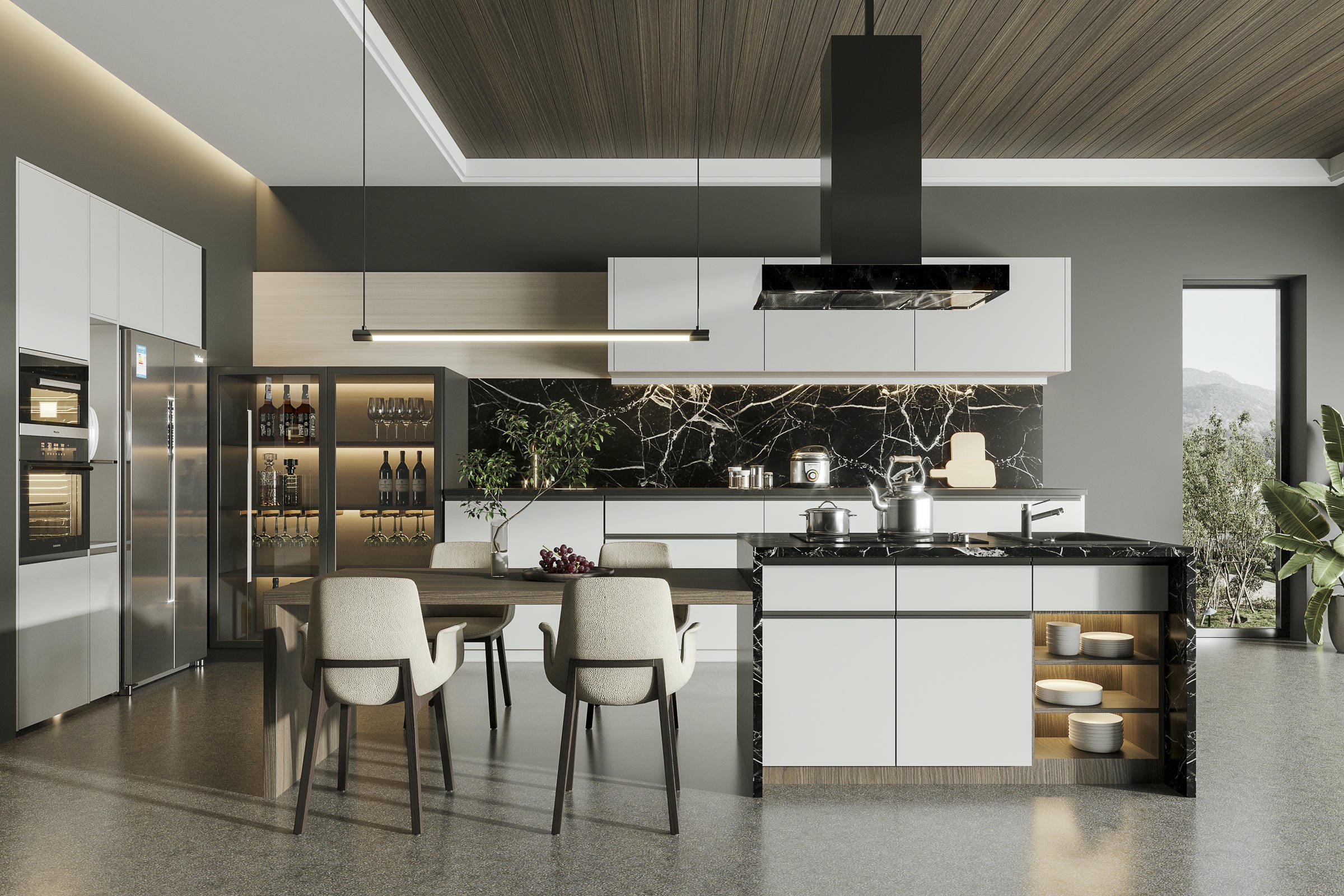 Bộ Sưu Tập Tủ Bếp Gỗ Công Nghiệp Cao Cấp, Luxury 2025