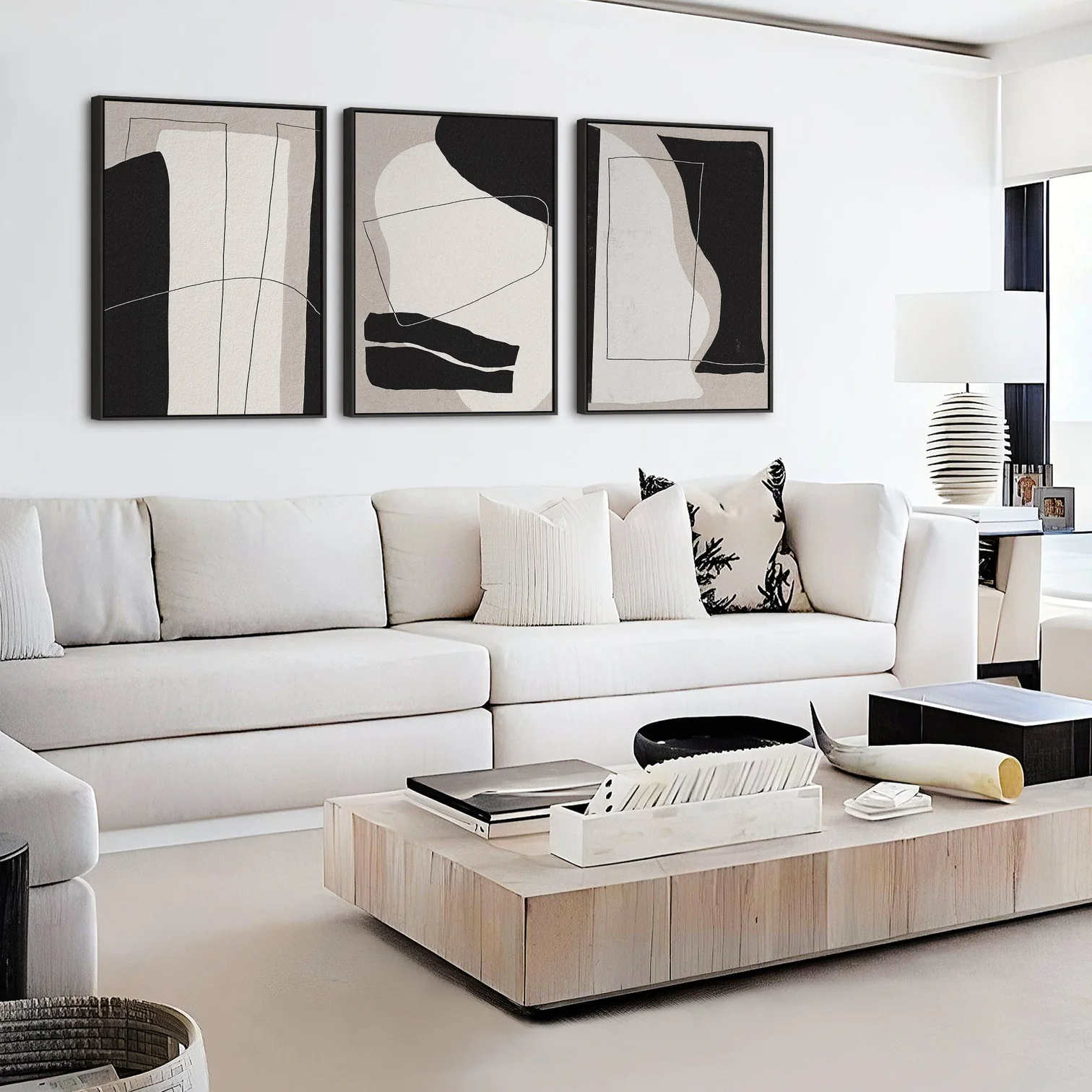 Bộ tranh 3 tấm phòng khách Bộ tranh 3 tấm phòng khách