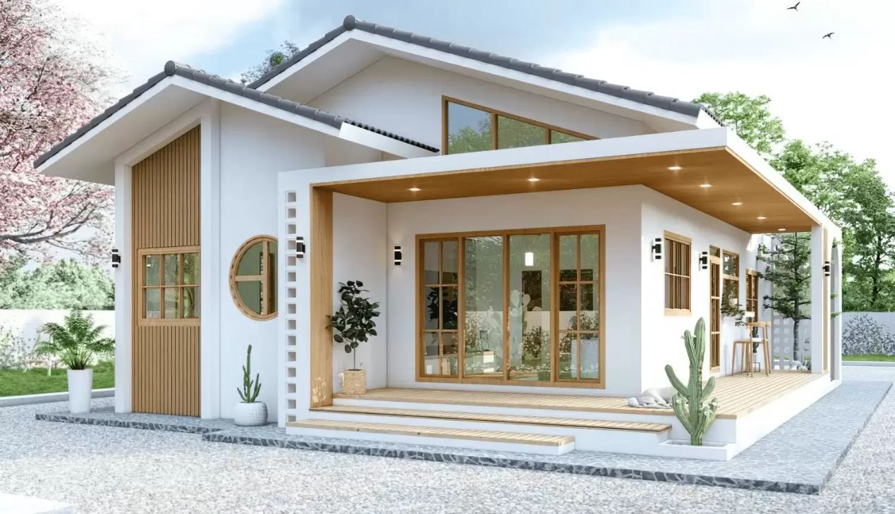 Chọn màu sơn đẹp cho nhà cấp 4