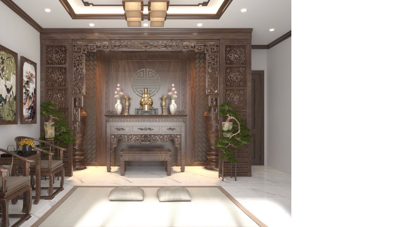 Đặt bàn thờ ở những vị trí cao