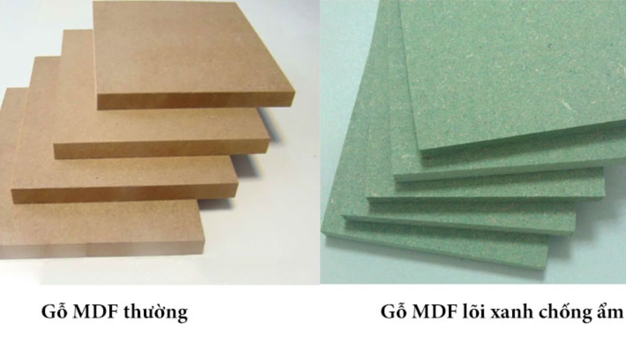 Gỗ MDF Lõi Xanh So Với Gỗ Thường