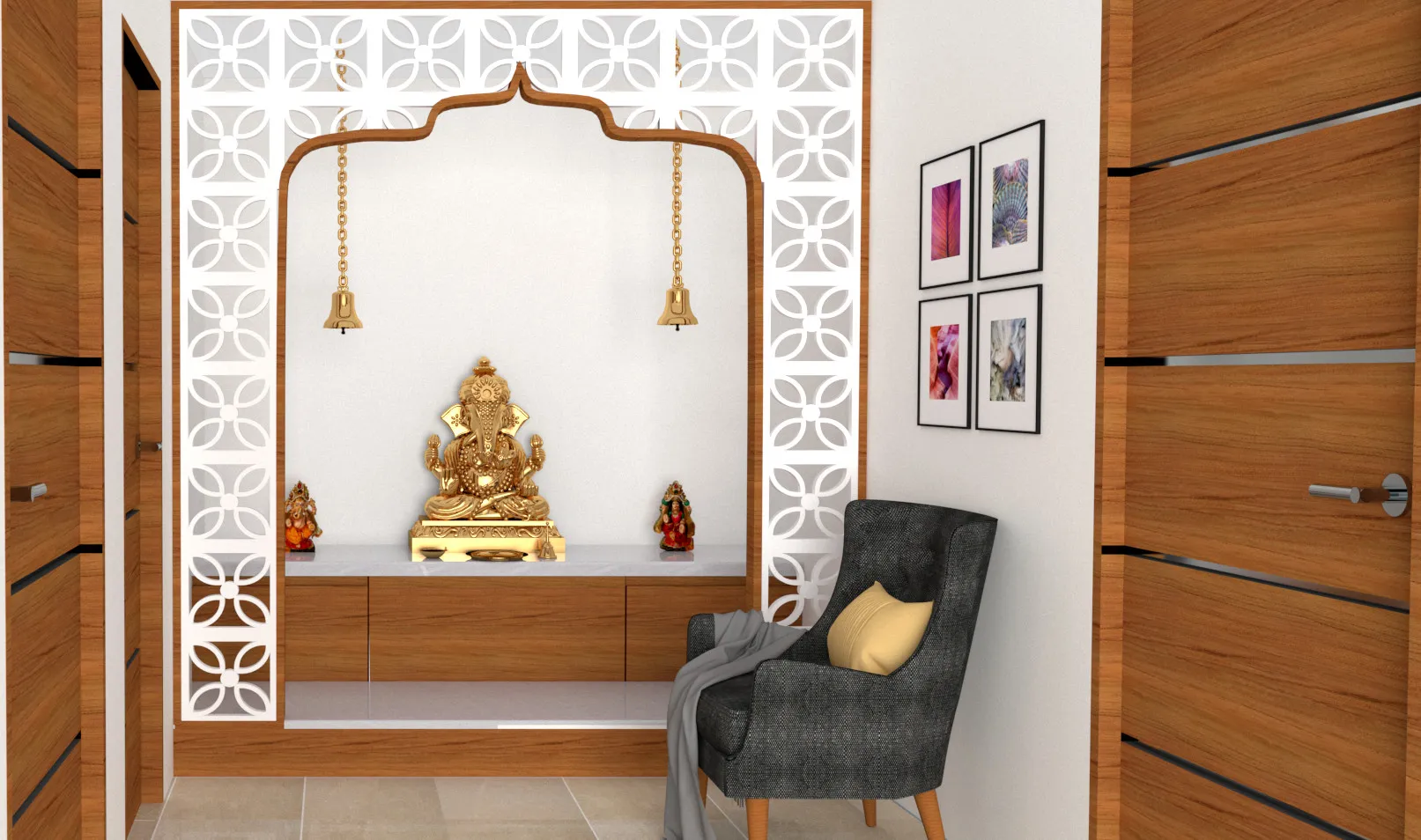 Gỗ trang trí phòng thờ Gỗ trang trí phòng thờ