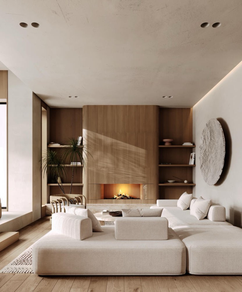 Kệ âm tường gỗ MDF