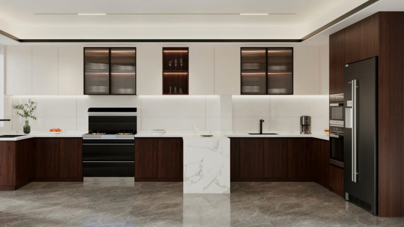 Khung tủ bếp làm bằng gỗ MDF Khung tủ bếp làm bằng gỗ MDF