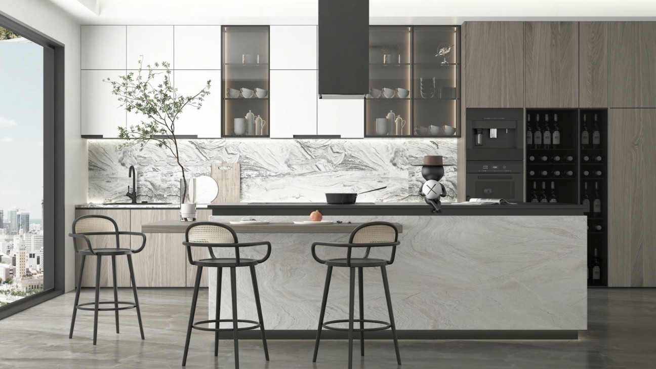 Lắp đặt tủ bếp gỗ công nghiệp lõi xanh