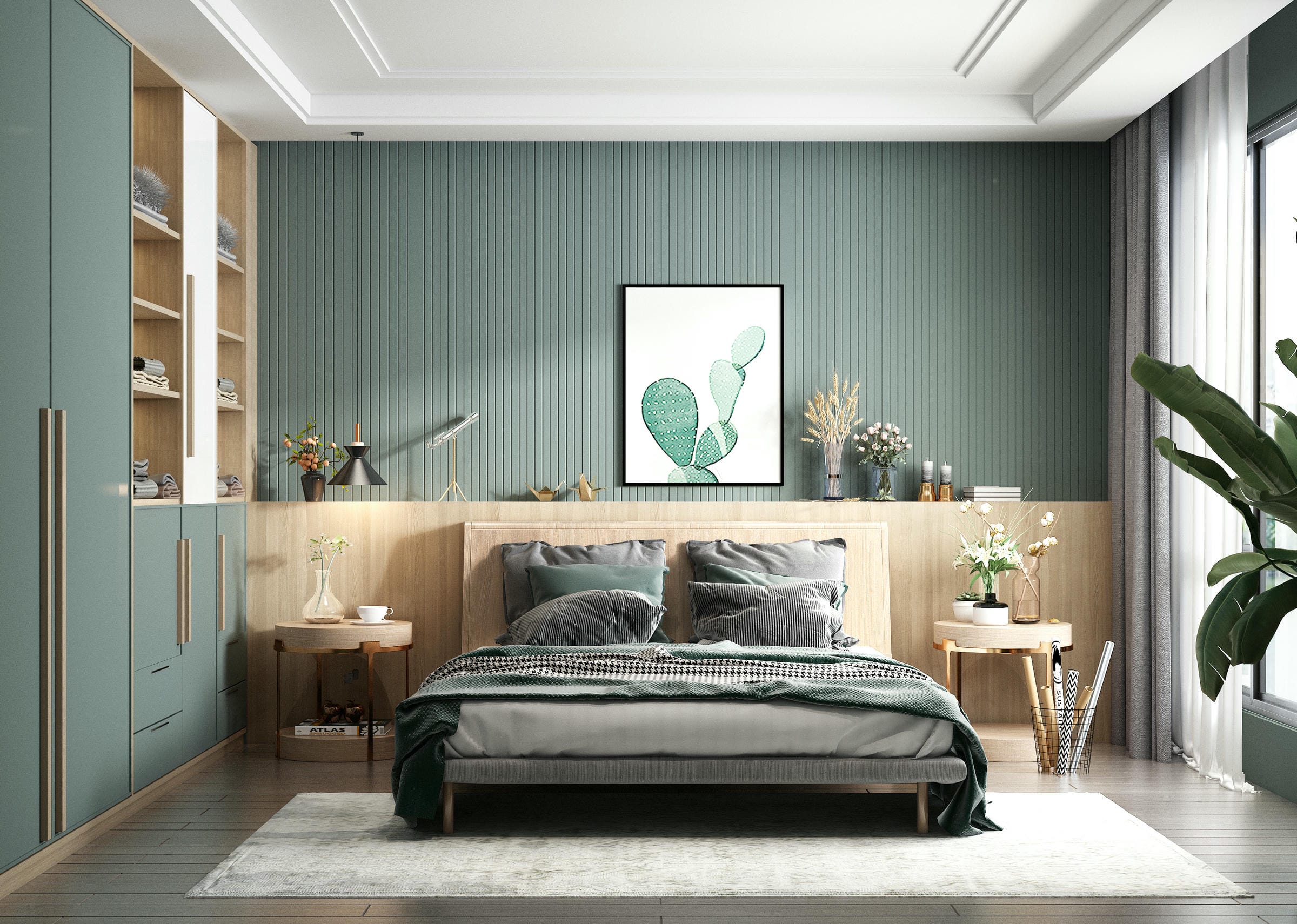 Mẫu giường ngủ bằng gỗ đẹp
