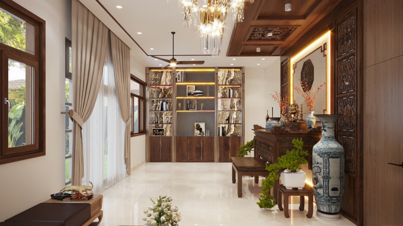 Mẫu phòng thờ gỗ đẹp thiết kế đa năng Mẫu phòng thờ gỗ đẹp thiết kế đa năng