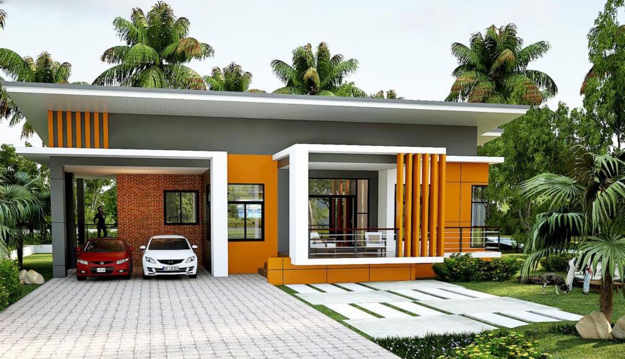 Màu sơn nhà đẹp bên ngoài cho người mệnh Thổ