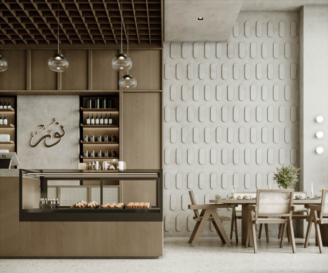 Mẫu thiết kế nội thất nhà hàng phong cách Wabi Sabi Mẫu thiết kế nội thất nhà hàng phong cách Wabi Sabi
