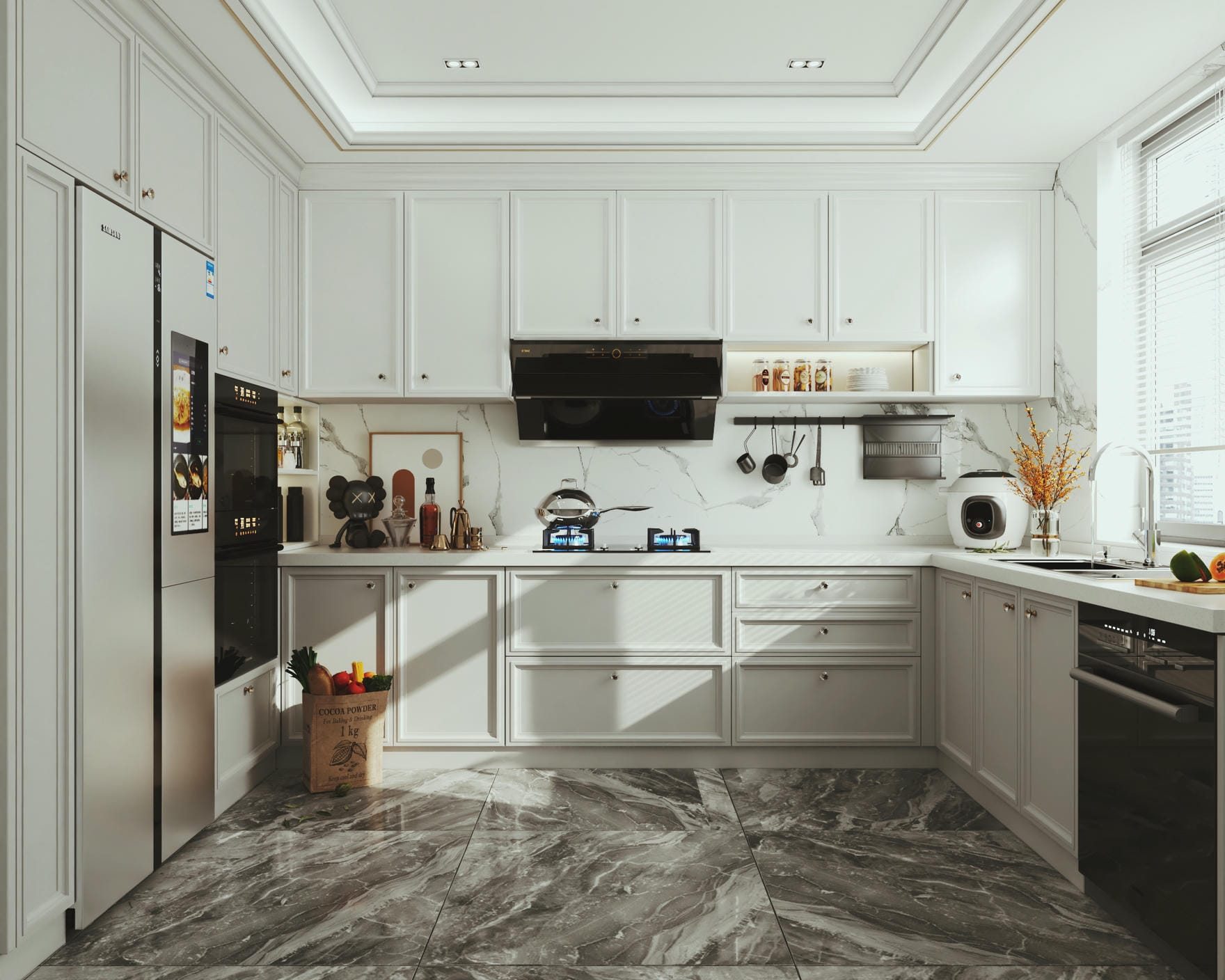 Mẫu thiết kế tủ bếp chữ L đơn giản mà đẹp Mẫu thiết kế tủ bếp chữ L đơn giản mà đẹp