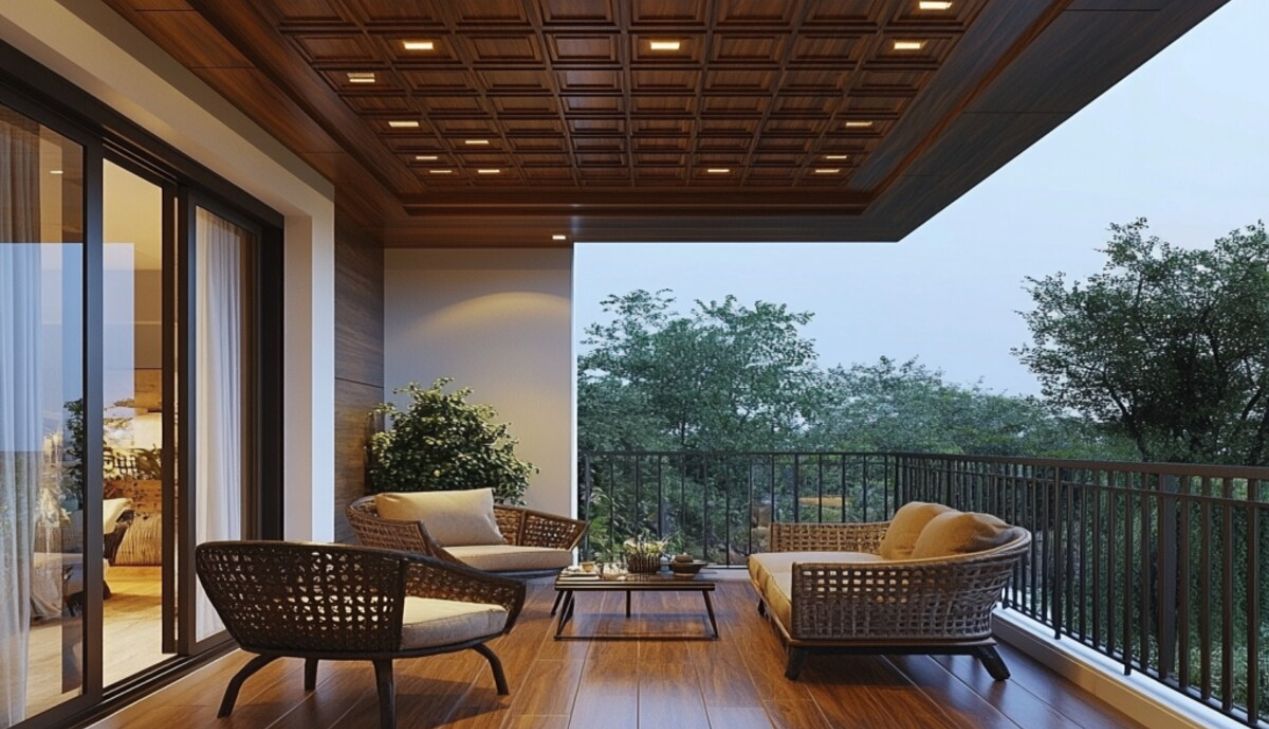 Mẫu trần nhựa cho ban công