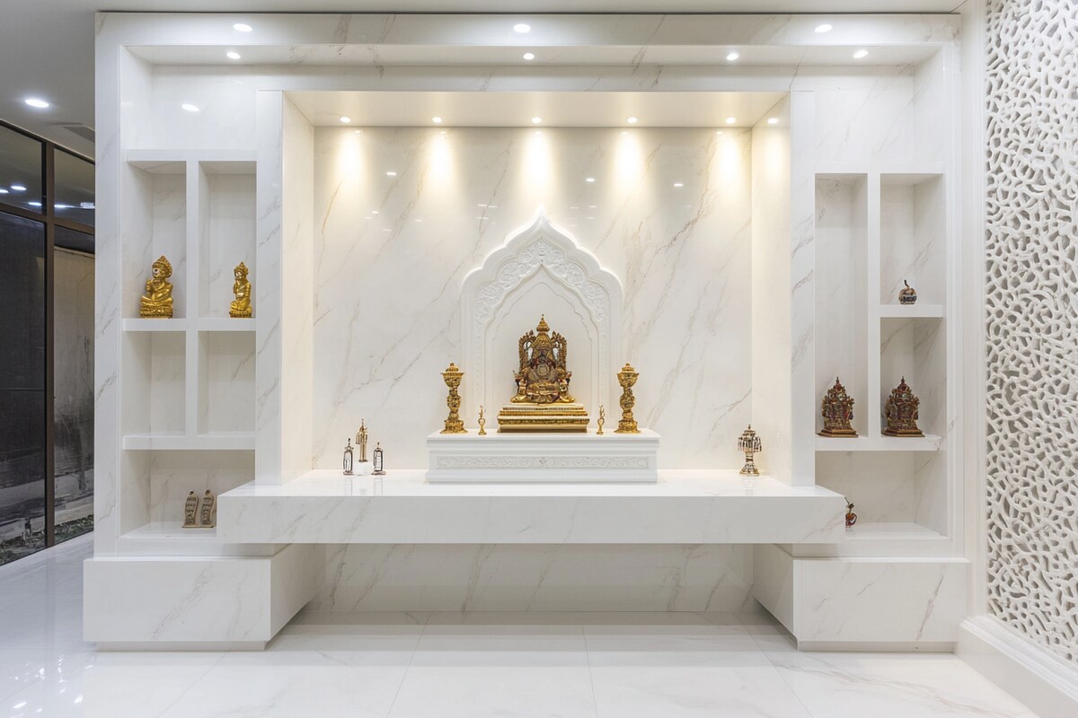 Mẫu trang trí phòng thờ Mẫu trang trí phòng thờ