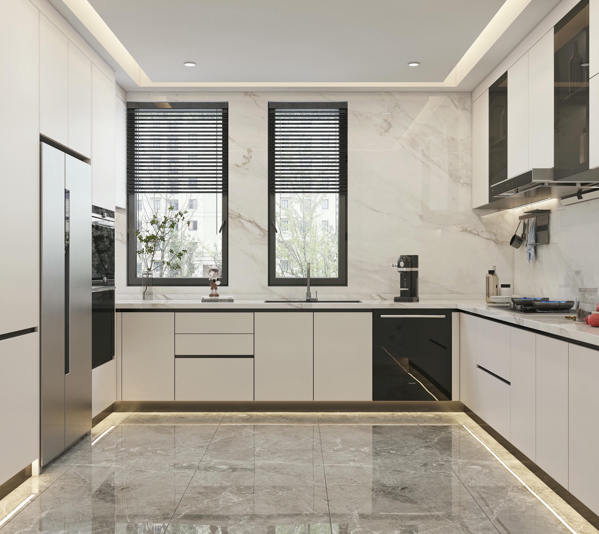 Mẫu tủ bếp nhà ống đẹp Mẫu tủ bếp nhà ống đẹp