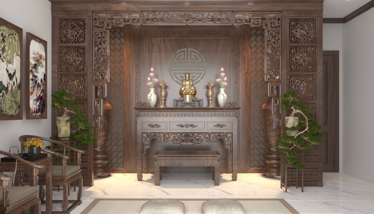 Nội thất phòng thờ gồm những gì?