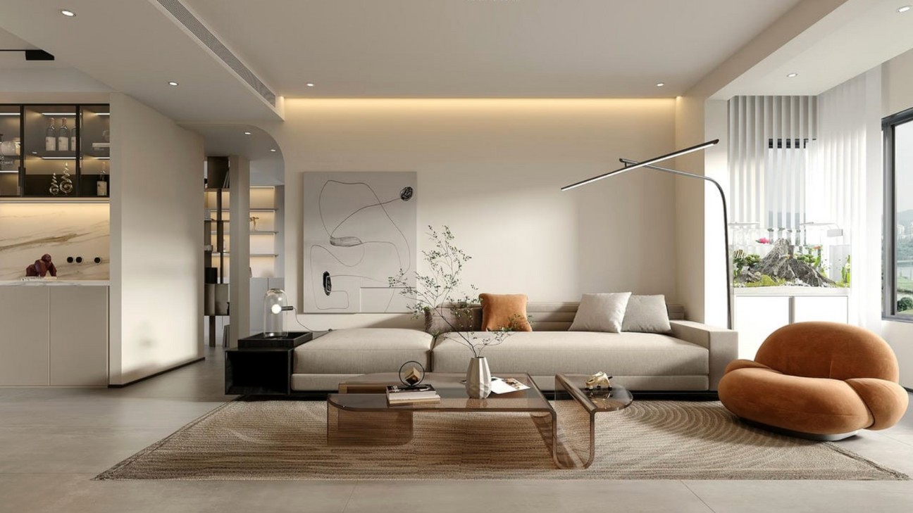 Phối màu nội thất đẹp với tone màu ấm áp tự nhiên Phối màu nội thất đẹp với tone màu ấm áp tự nhiên