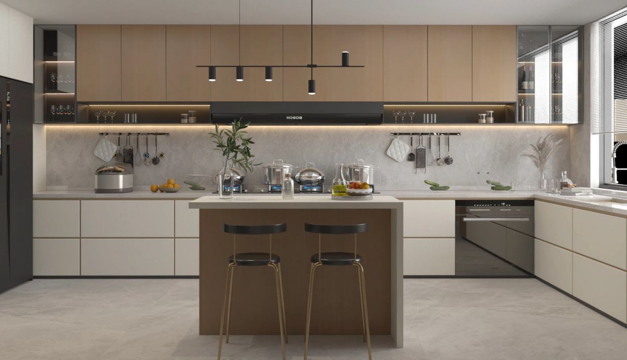 Phong cách thiết kế tủ bếp nhựa hiện đại Phong cách thiết kế tủ bếp nhựa hiện đại