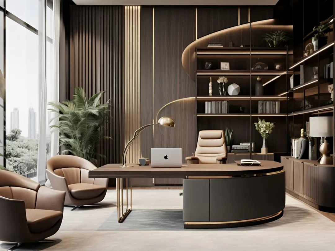 Phòng đọc sách kết hợp phòng làm việc sang trọng Phòng đọc sách kết hợp phòng làm việc sang trọng