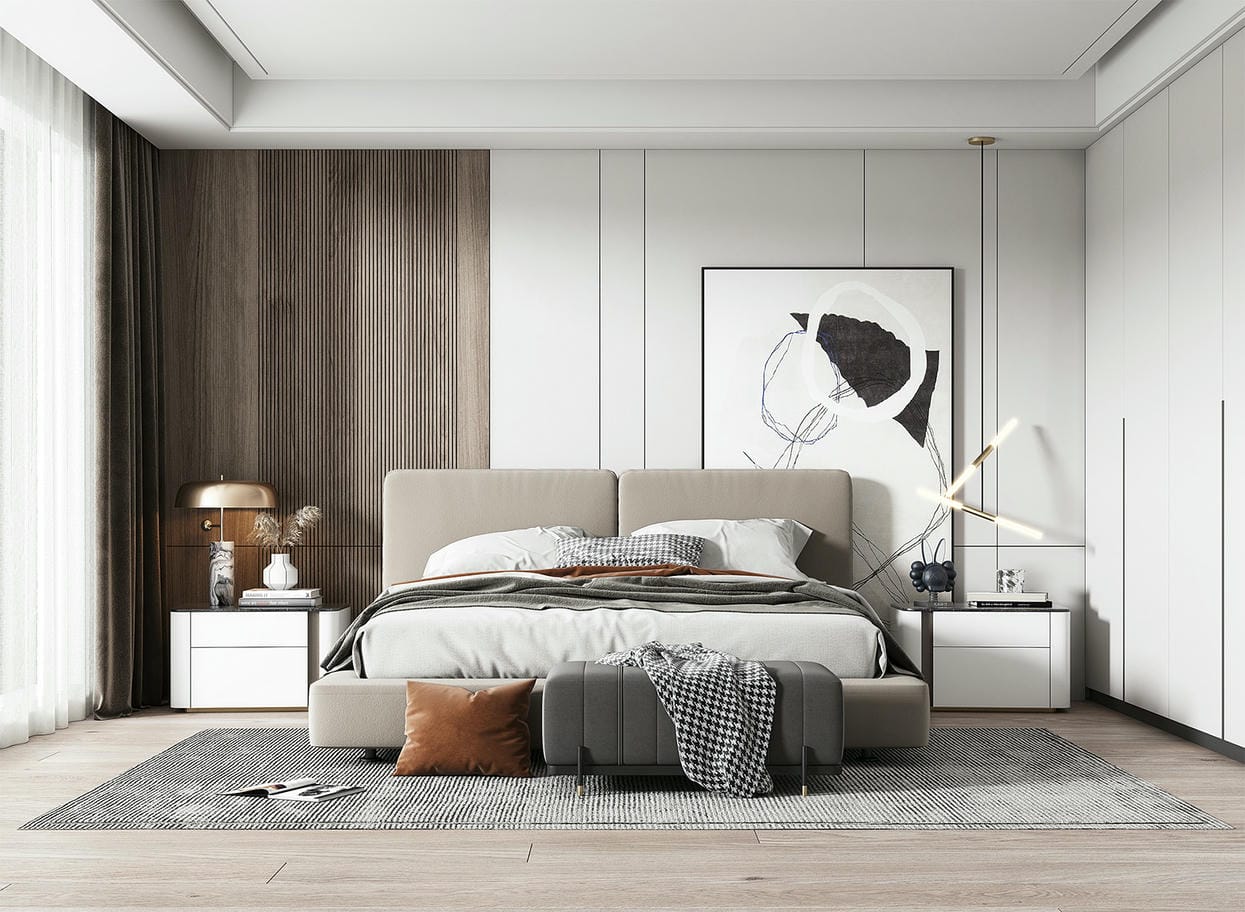 Phòng ngủ với thiết kế nội thất đẹp Phòng ngủ với thiết kế nội thất đẹp