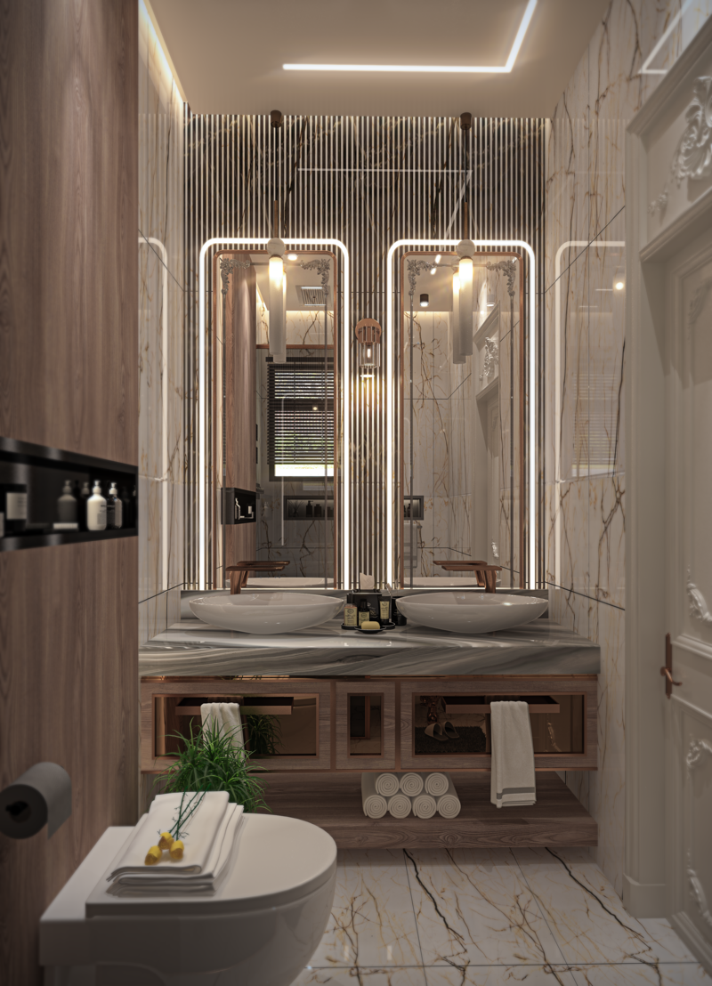 Phòng tắm nội thất cổ điển classic Phòng tắm nội thất cổ điển classic