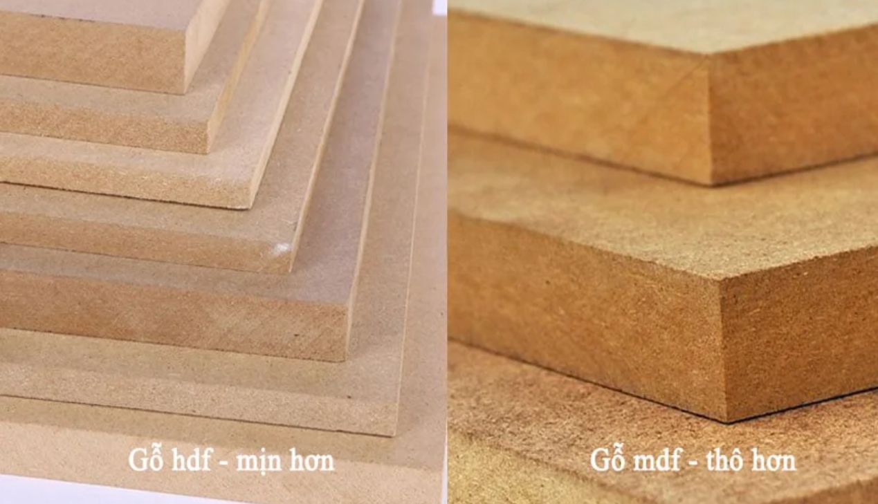 So sánh gỗ HDF và MDF
