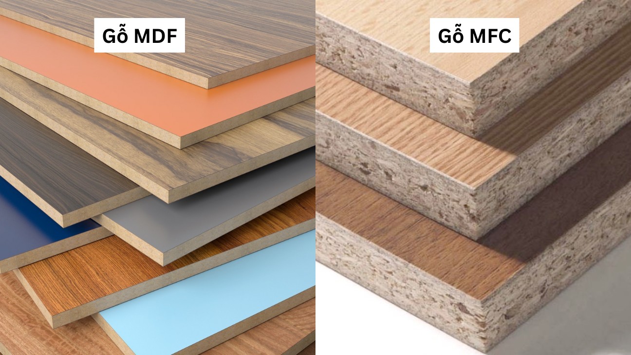 So sánh gỗ MDF và MFC So sánh gỗ MDF và MFC