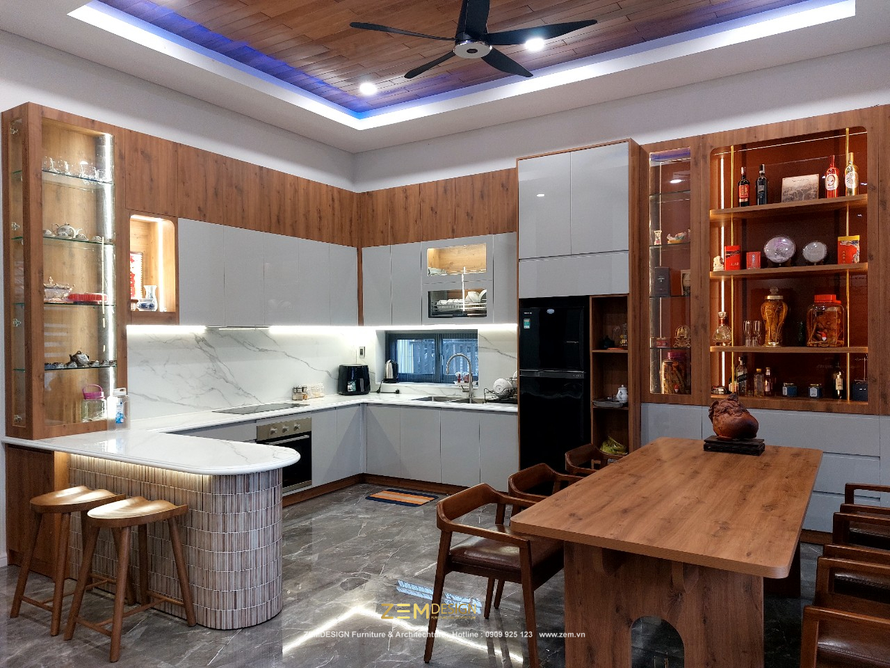 Thi công bếp chữ U Thi công bếp chữ U