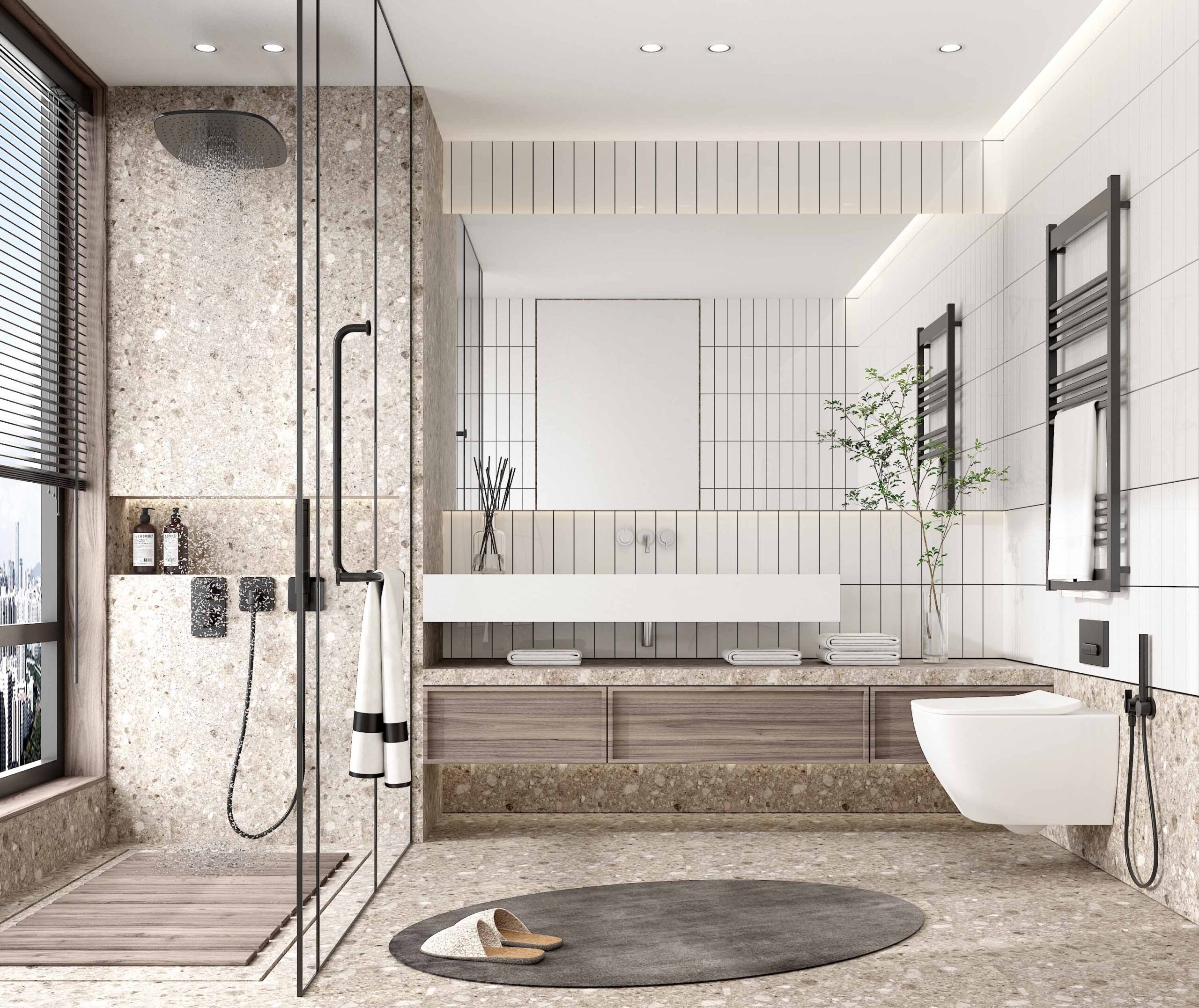 Thi công thiết kế nội thất phòng tắm Thi công thiết kế nội thất phòng tắm