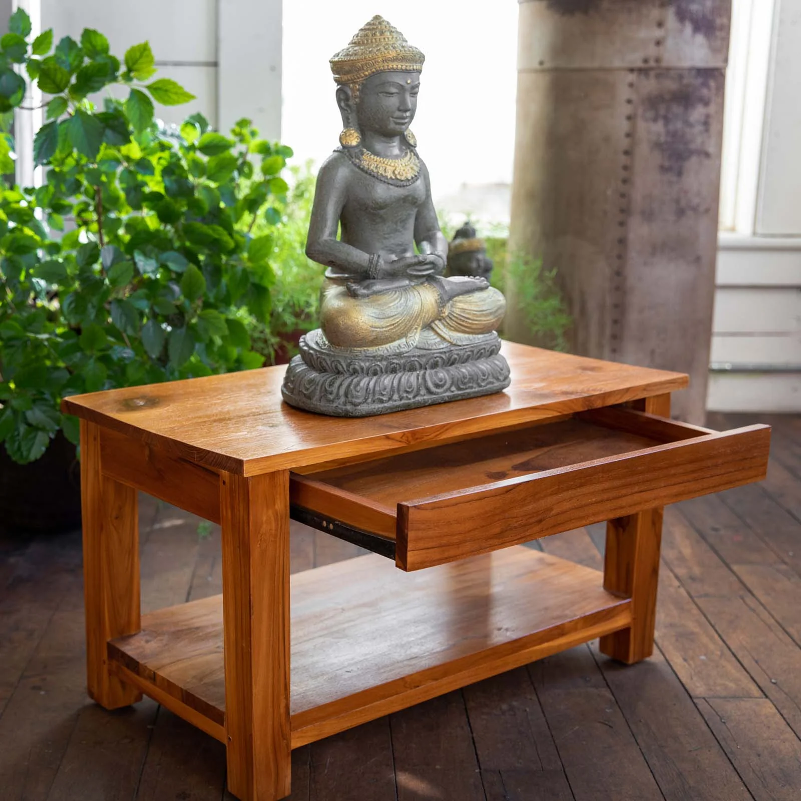 Thiết kế bàn thờ Phật bằng gỗ