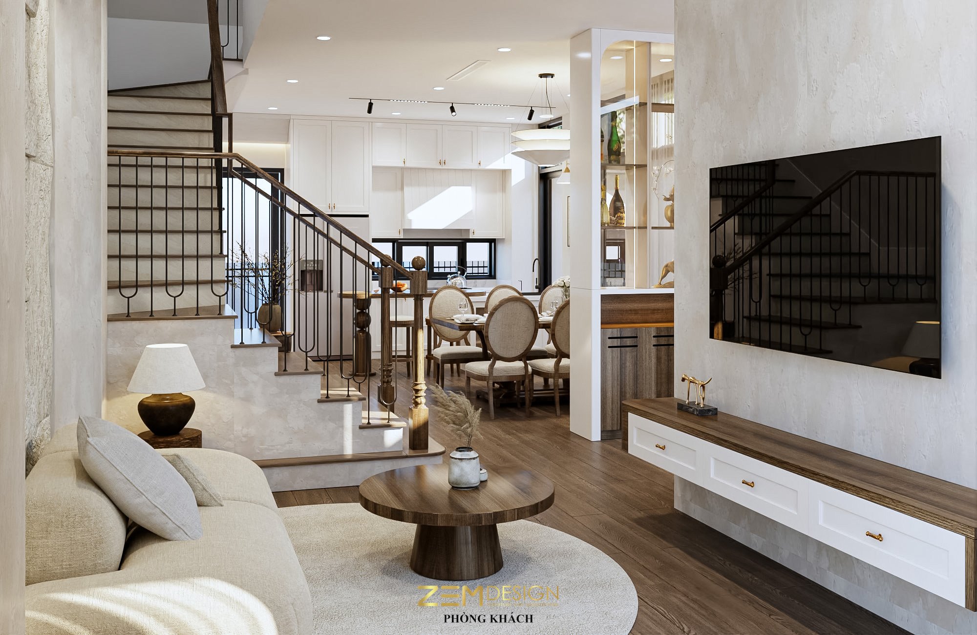 Thiết kế nội thất nhà ống đẹp