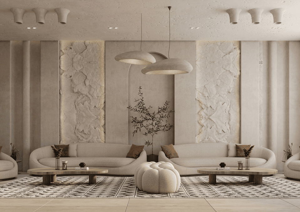 Thiết kế nội thất phòng khách Bắc Âu