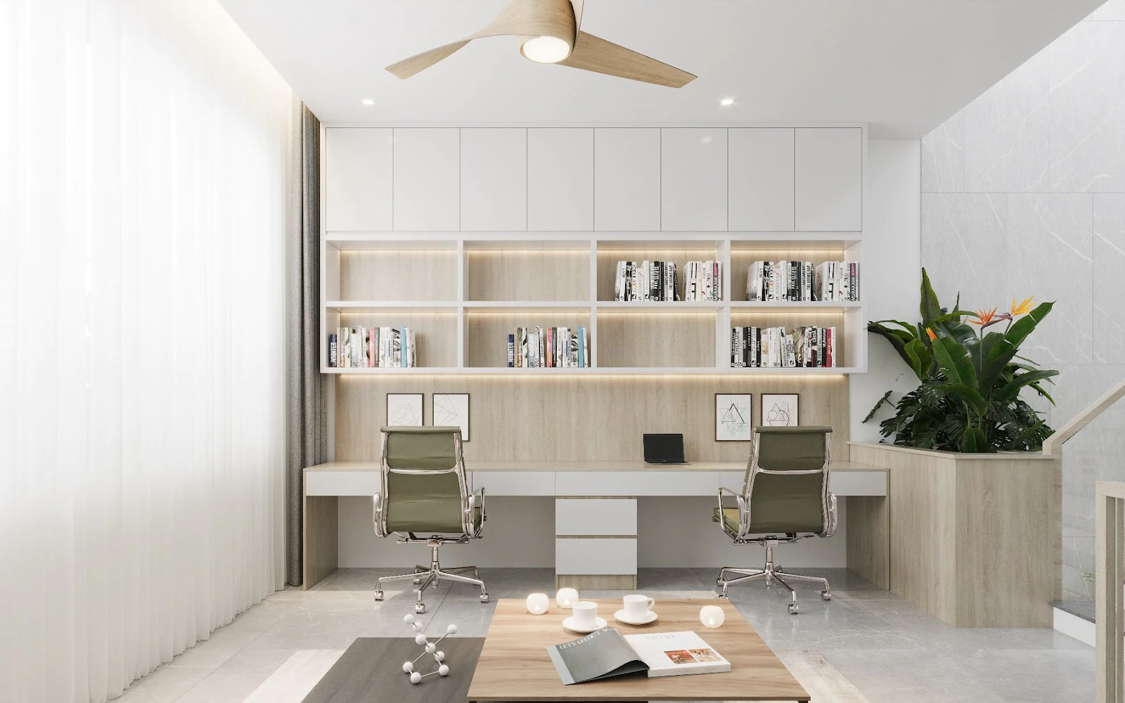 Thiết kế phòng đọc sách chung cư Thiết kế phòng đọc sách chung cư