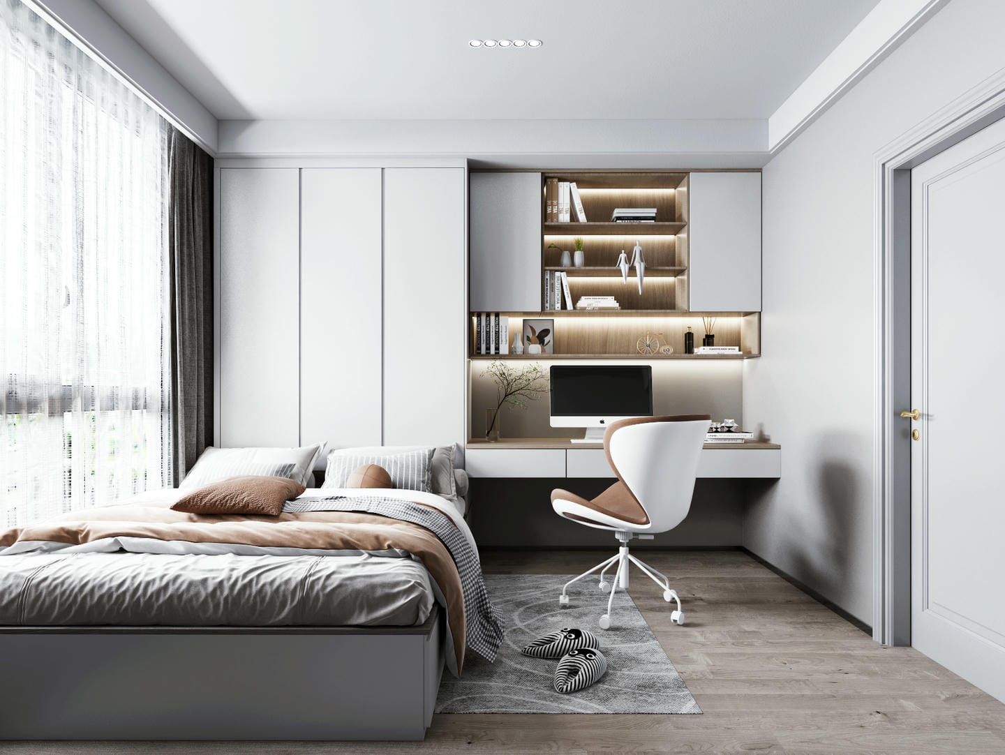 Thiết kế phòng ngủ hiện đại