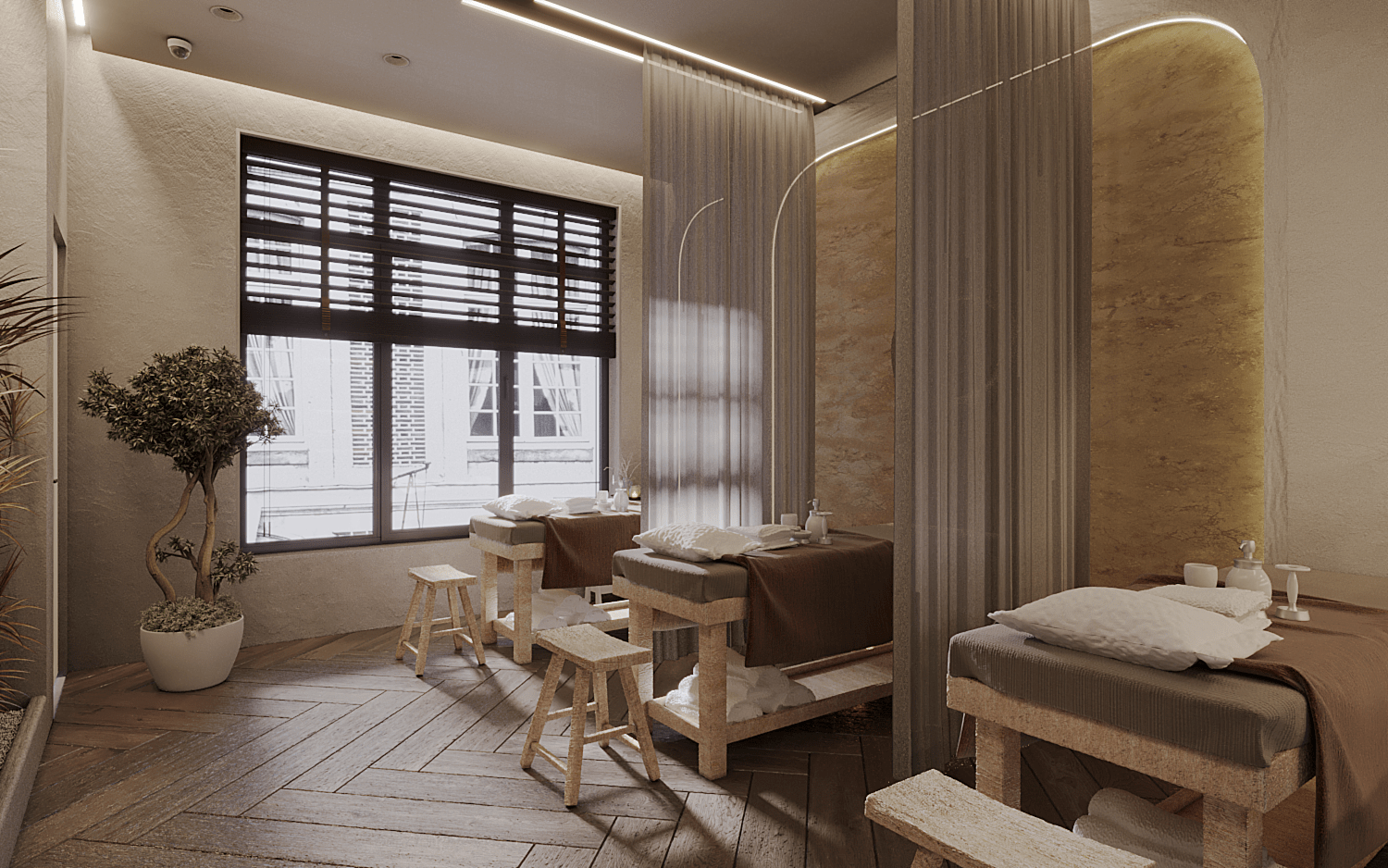 Thiết kế thi công spa có cửa sổ Thiết kế thi công spa có cửa sổ