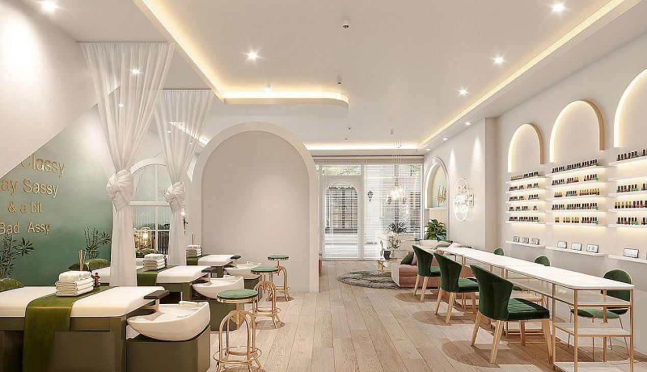 Thiết kế thi công spa không gian mở Thiết kế thi công spa không gian mở