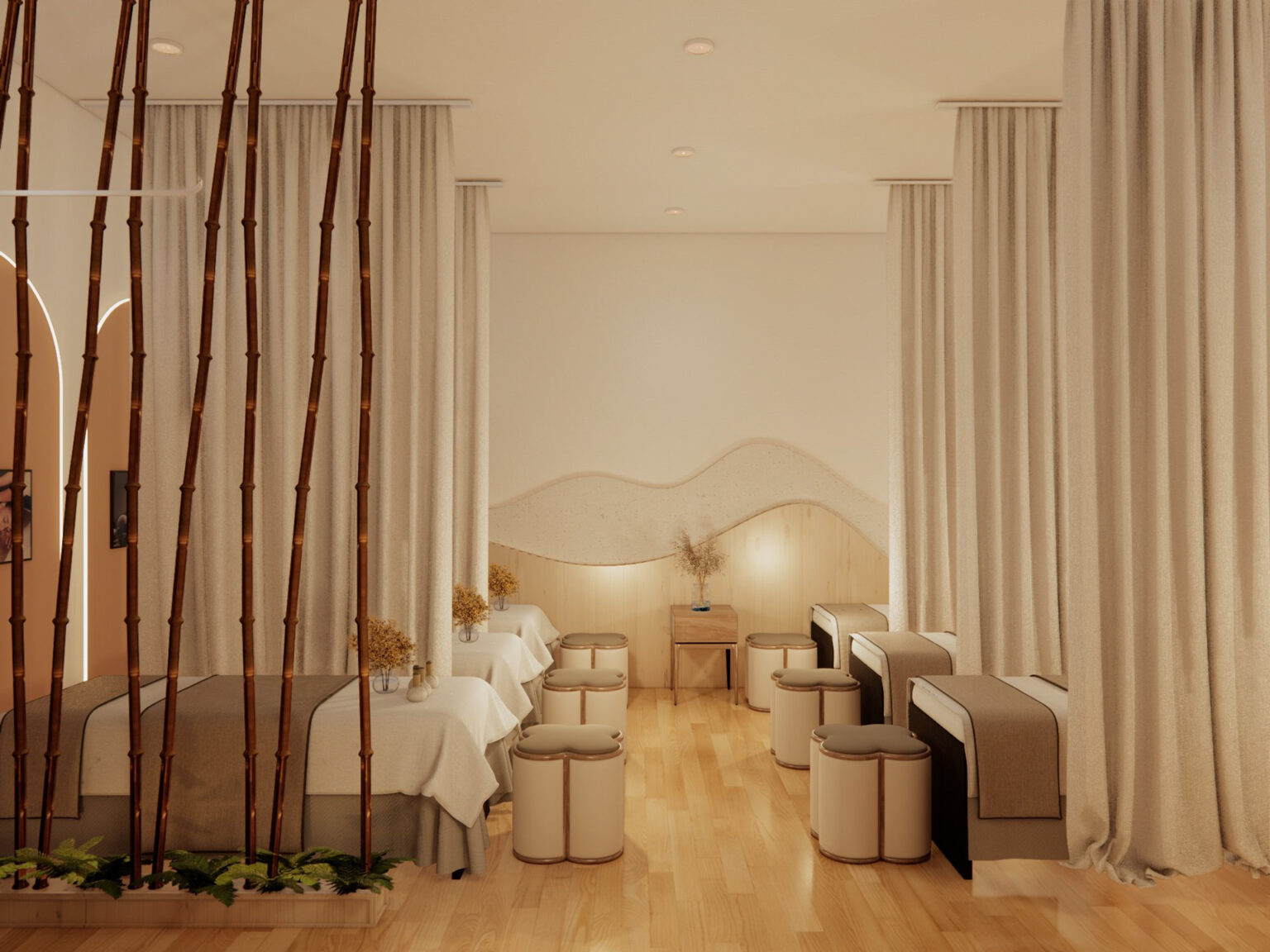 Thiết kế thi công spa trang nhã Thiết kế thi công spa trang nhã