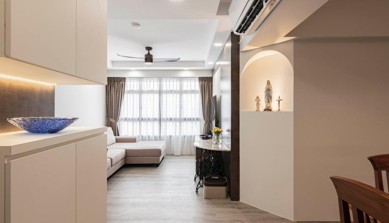 Tìm hiểu hướng đặt bàn thờ treo tường hợp mệnh gia chủ