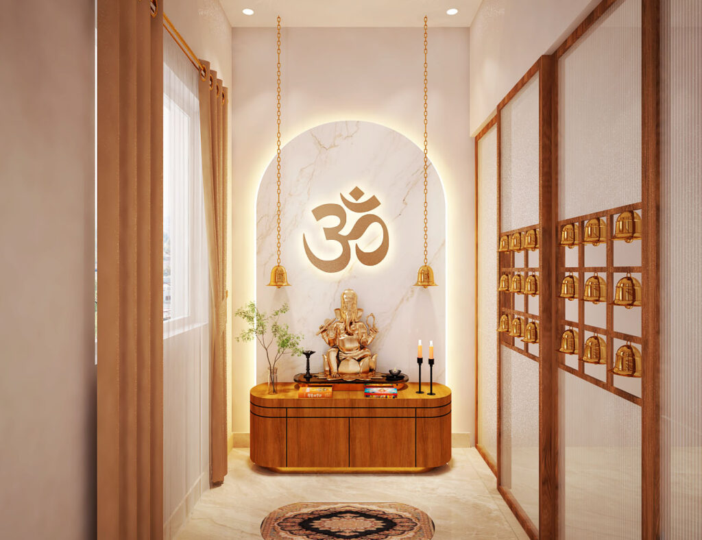 Trang trí gian thờ Trang trí gian thờ