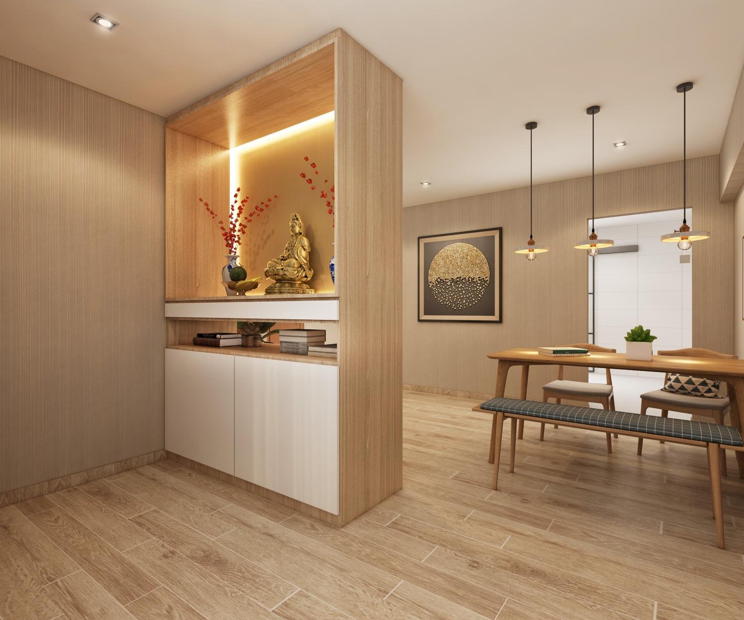 Trang trí phòng thờ Phật đẹp Trang trí phòng thờ Phật đẹp