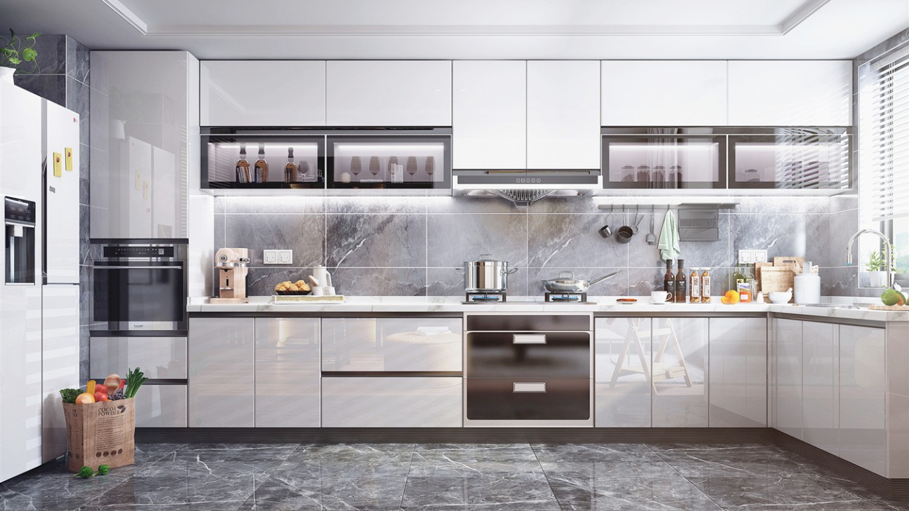 Tủ bếp Acrylic xu thế mới nhất Tủ bếp Acrylic xu thế mới nhất