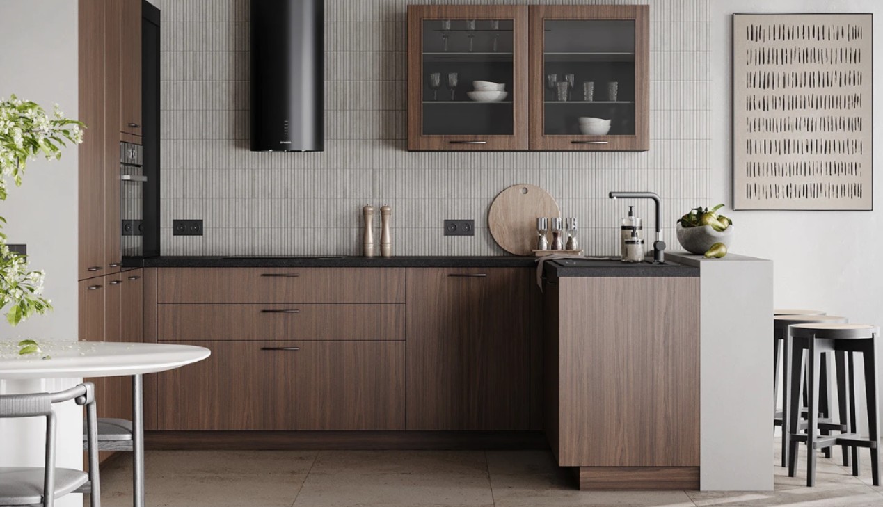 Tủ bếp gỗ công nghiệp MDF Tủ bếp gỗ công nghiệp MDF