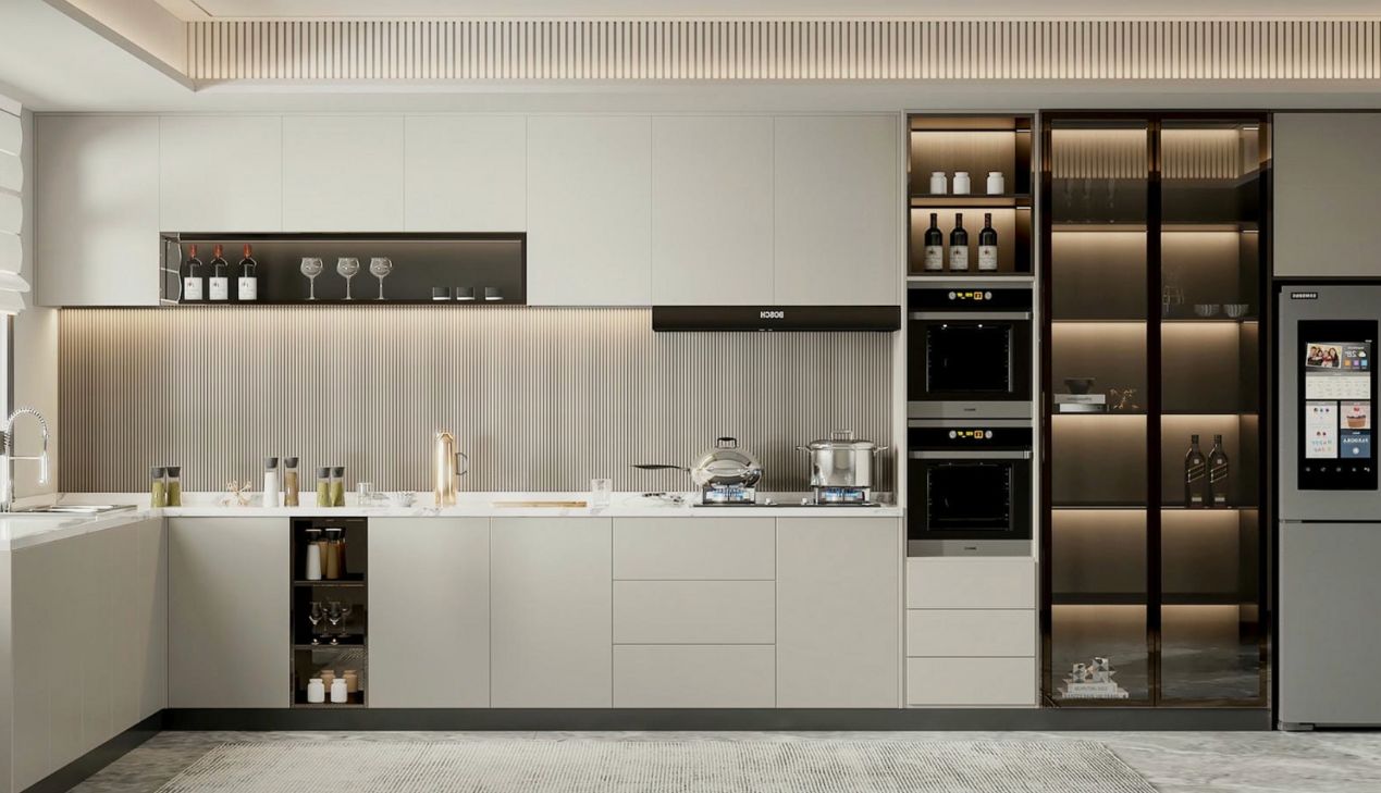 Tủ Bếp Nhựa Chữ L Cho Nhà Chung Cư Tủ Bếp Nhựa Chữ L Cho Nhà Chung Cư