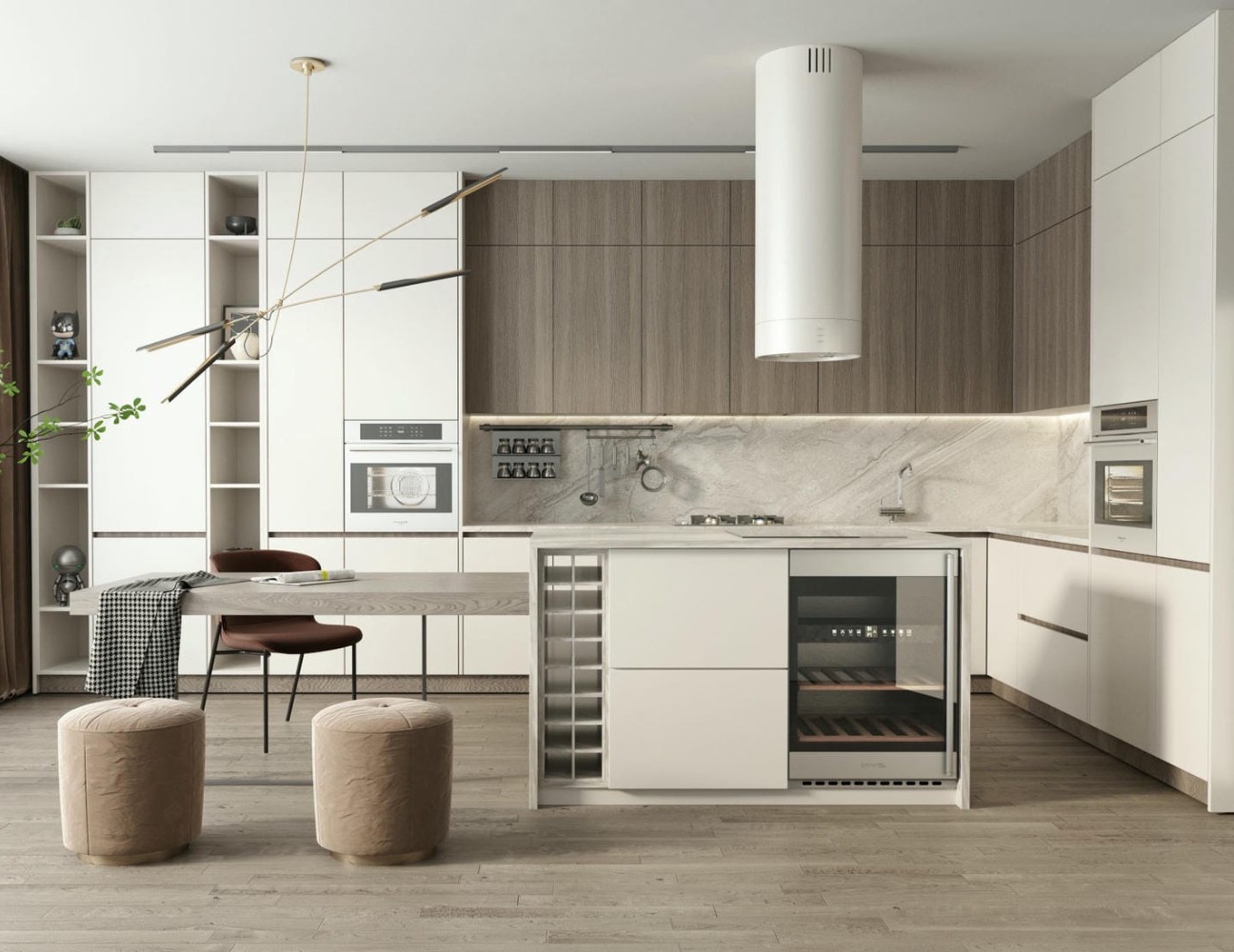 Tủ bếp nhựa composite chống nước