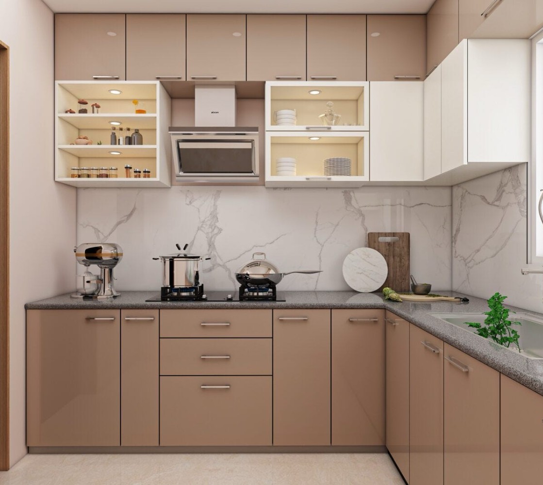 Tủ bếp nhựa composite tối ưu không gian