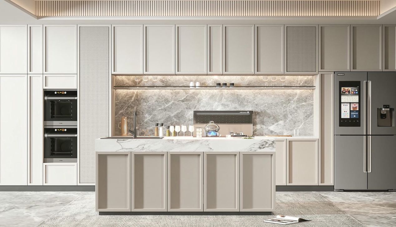 Tủ bếp nhựa Ecoplast màu trắng Tủ bếp nhựa Ecoplast màu trắng