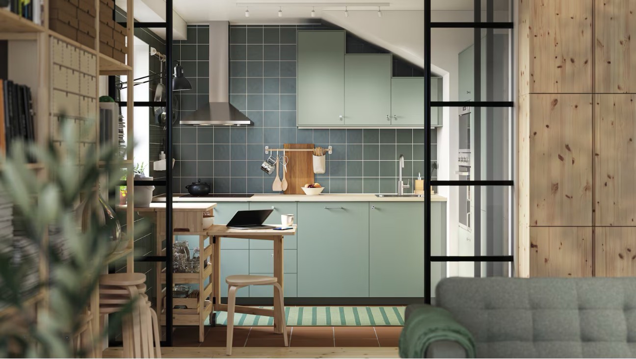 Tủ bếp nhựa mini cho căn hộ nhỏ