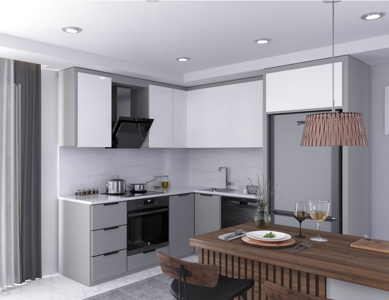 Tủ bếp nhựa mini