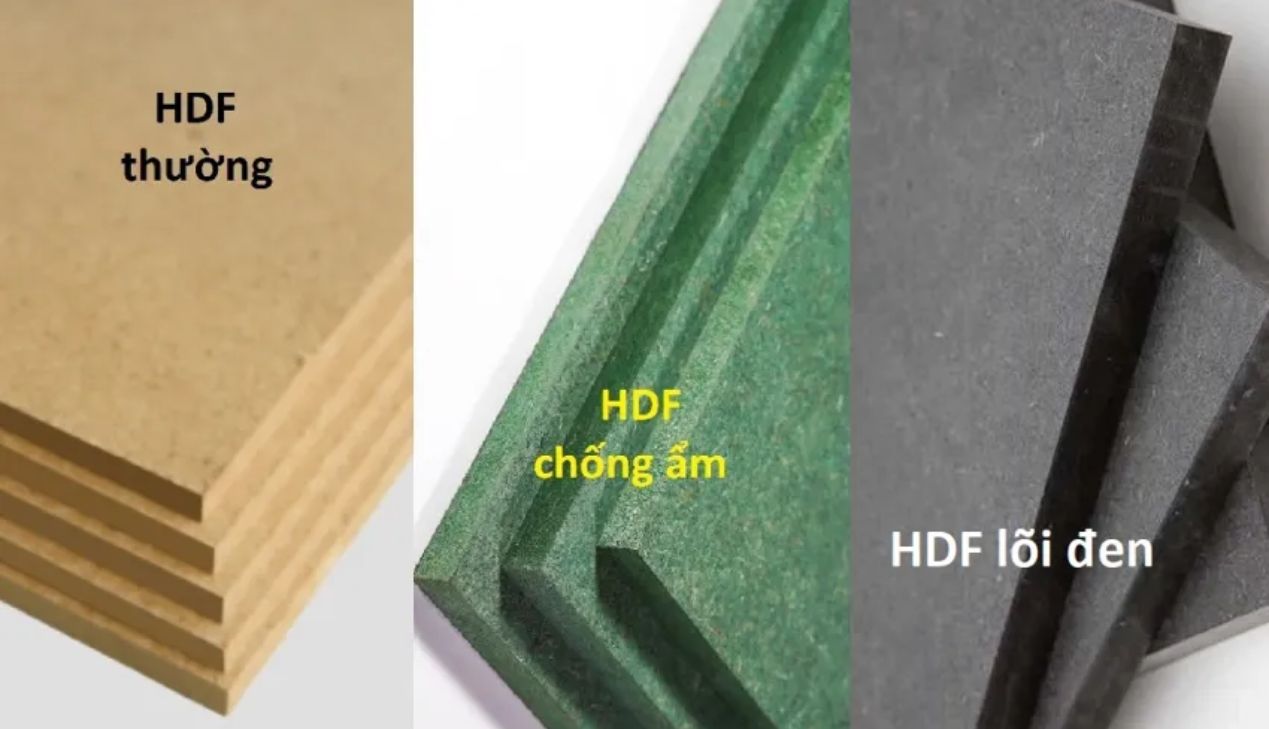 Ưu điểm của gỗ HDF lõi đen