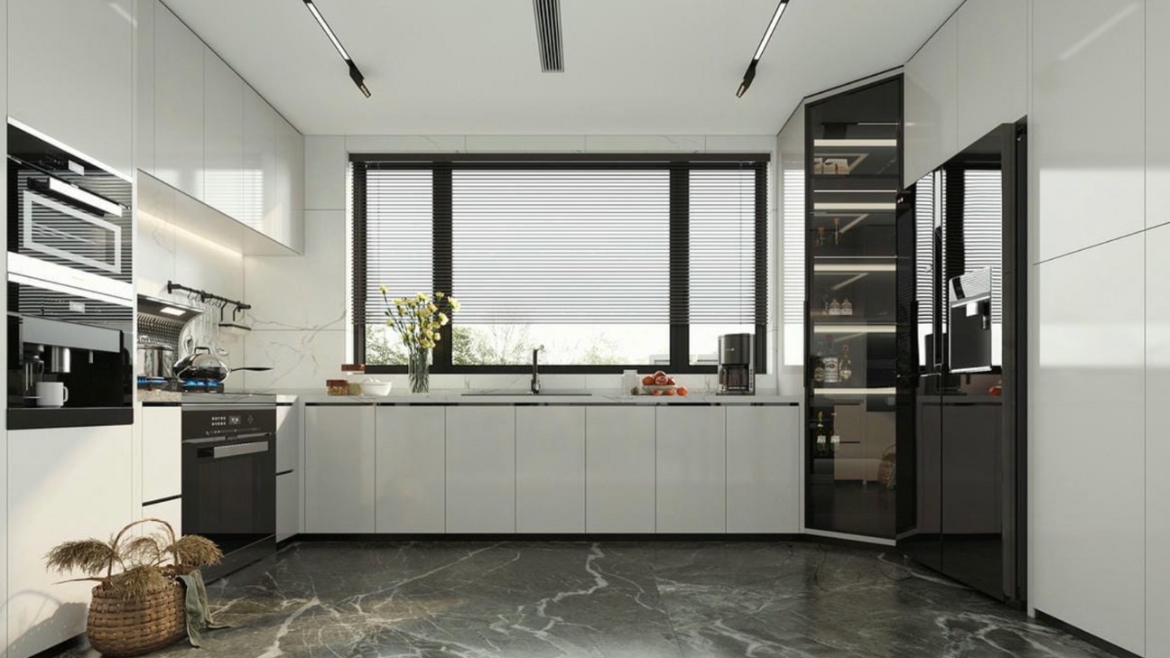 Ưu điểm của vật liệu làm tủ bếp acrylic Ưu điểm của vật liệu làm tủ bếp acrylic